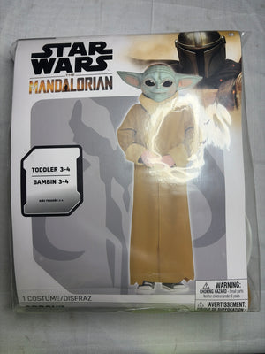 Baby Yoda Boys' Halloween Costume - The Mandalorian Series - Toddler (3-4)