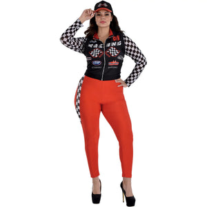 Women's Halloween Race Car Driver Costume - Adult 2XL (18-20)