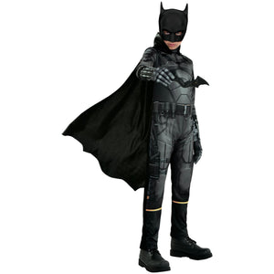 Kids' The Batman Movie Costume with Cape & Mask - Child L (12-14)