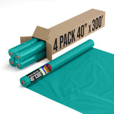 40 In. x 300 Ft. Premium Teal Table Roll | Case of 4