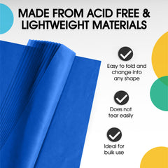 Dark Blue Tissue Paper 20 in. x 30 in. | 480 Sheets