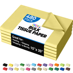 Ivory Tissue Paper 15 in. x 20 in. | 480 Sheets