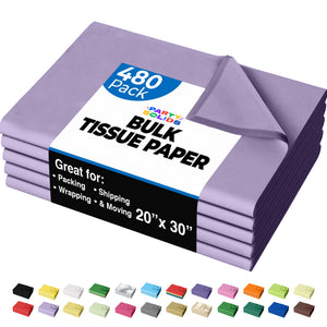 Lavender Tissue Paper 20 in. x 30 in. | 480 Sheets