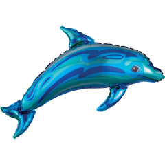 Ocean Dolphin Super Shape Foil Balloon - 26 Inches