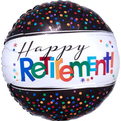 Happy Retirement Confetti Foil Balloon
