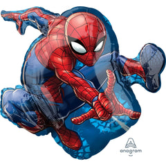 Super-Shaped Spider Hero Mylar Balloon