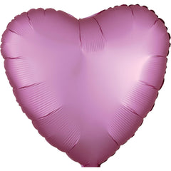 Flamingo Heart Pink Foil Balloon - 18in