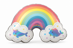 Magical Rainbow Foil Super Shape Balloon