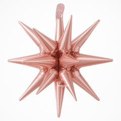 Rose Gold Magic Star Foil Balloon - 18-Inch