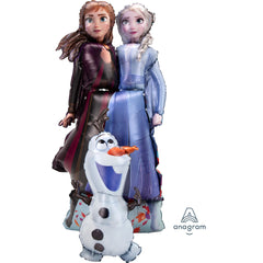 Frozen II Elsa, Anna & Olaf Foil AirWalker Balloon