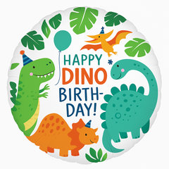 Dinomite Dinosaur Birthday Foil Balloon - 18 Inch