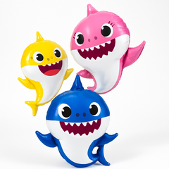 Baby Shark Gliding Foil Balloons - Air Walker Set