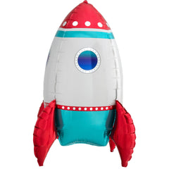 Deluxe Foil Rocket Ship Sitting Balloon