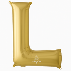 Gold Foil Letter L Balloon