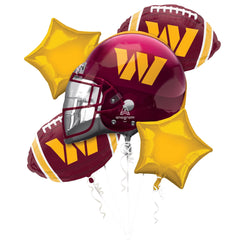 Washington Commanders Foil Balloon Bouquet