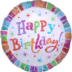 Radiant Foil Super Shape Birthday Balloon