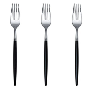 Trendables Forks Black/Silver | 480 Count