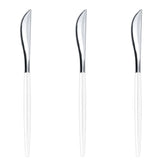Trendables Knives White/Silver | 20 Count