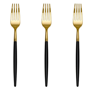 Trendables Forks Black/Gold | 20 Count