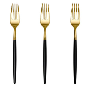Trendables Forks Black/Gold | 480 Count