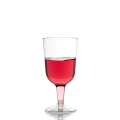 5.5 Oz. Clear Plastic Wine Glasses | 240 Pack