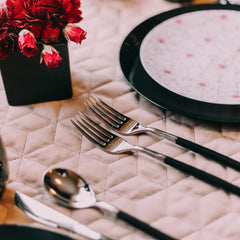 Trendables Forks Black/Silver | 20 Count