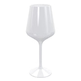 16 Oz. White Stemmed Wine Glasses | 48 Count