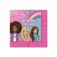 Barbie Dream Together Lunch Napkins - 6.5 In. x 6.5 In. - 16 Pack