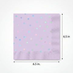 Opalescent Star Luncheon Napkins - 6.5 In. x 6.5 In.