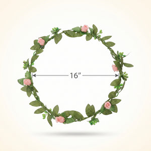 Mint to Be Floral Head Wreath for Weddings