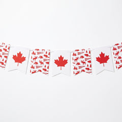 Canada Day Maple Leaf Pennant Banner
