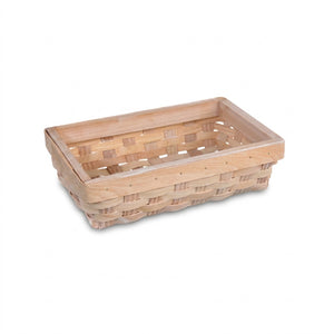 Elegant White Wicker Guest Towel Caddy