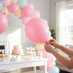 Vibrant New Pink Latex Balloons - 12" (72 Pack)
