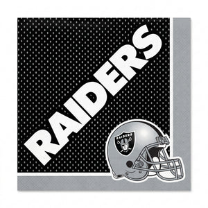 NFL Las Vegas Raiders Luncheon Napkins - 6.5 In. x 6.5 In.