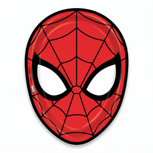 Spider-Man 7" Shaped Paper Plates