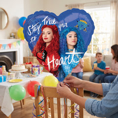 Heart-Shaped Pocket Watch Foil Balloon for Kids' Birthdays