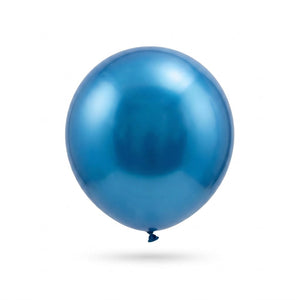 Azure Metallic Lux 24" Latex Balloons - Pack of 4
