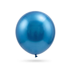 Azure Metallic Lux 24" Latex Balloons - Pack of 4