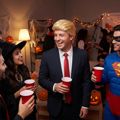 Blonde Combover Wig for Halloween Costumes
