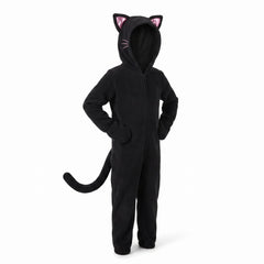 Toddler & Kids' Black Cat Zipster Costume with Hood - Halloween Special
