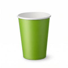 Kiwi Green 12oz Paper Cups