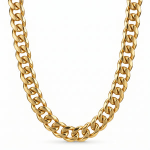 Old School Gold Link Chain Necklace - 30.5 Inch Costume Accessory