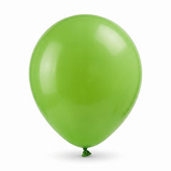 Vibrant Kiwi Green 12" Latex Balloons - Pack of 15