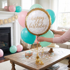 Elegant Pastel Confetti Foil Balloon - 18"