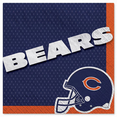 Chicago Bears NFL Luncheon Napkins - 6.5 In. x 6.5 In.
