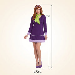 Daphne Costume L/XL - Scooby-Doo Halloween Edition