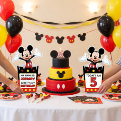 Mickey Mouse Birthday Table Centerpiece Decoration Kit