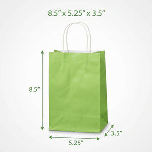 Kiwi Small Kraft Gift Bag