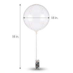 Clearz LED Air-Filled Circle Balloon