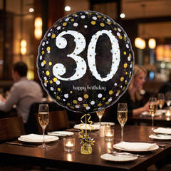 Sparkling 30th Birthday Foil Balloon - 18 Inch
